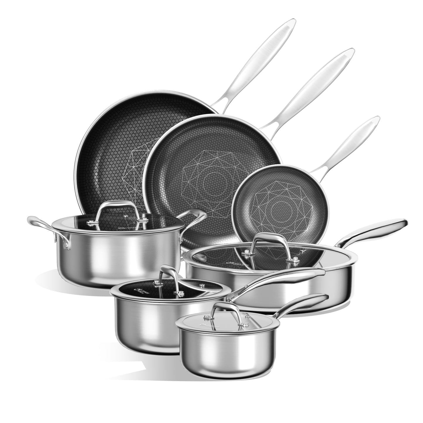 COOKER KING Stainless Steel Cookware Set