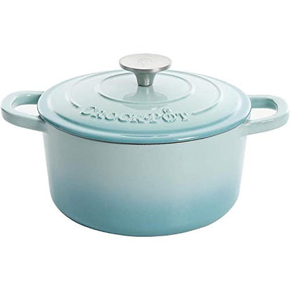 Crock-Pot Artisan Enameled Cast Iron Round Dutch Ovens w/Lid