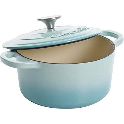 Crock-Pot Artisan Enameled Cast Iron Round Dutch Ovens w/Lid