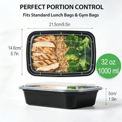KUMD Meal Prep Containers With Lids