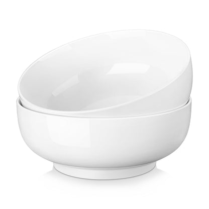 MALACASA Porcelain Serving Bowls Set, Series REGULAR