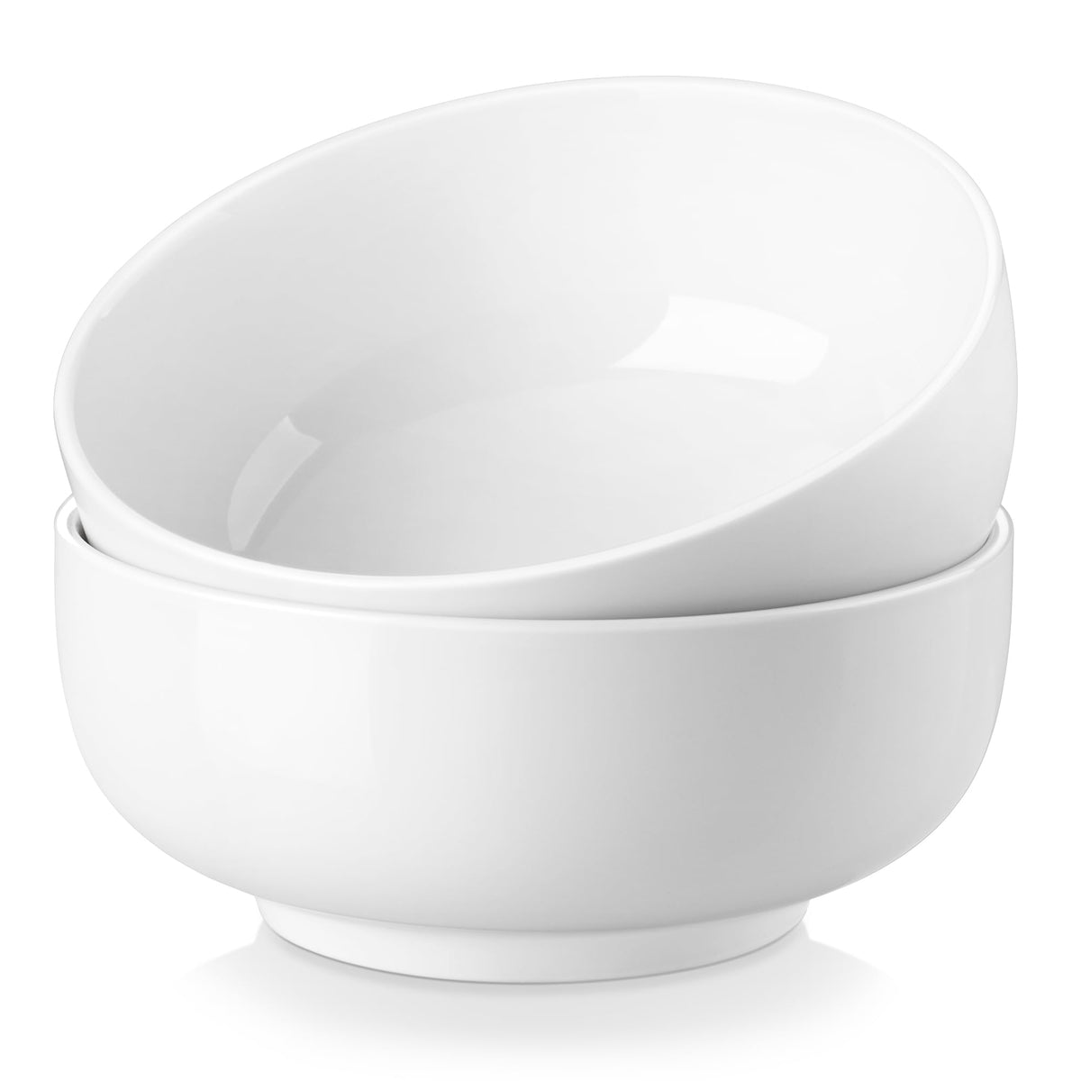 MALACASA Porcelain Serving Bowls Set, Series REGULAR