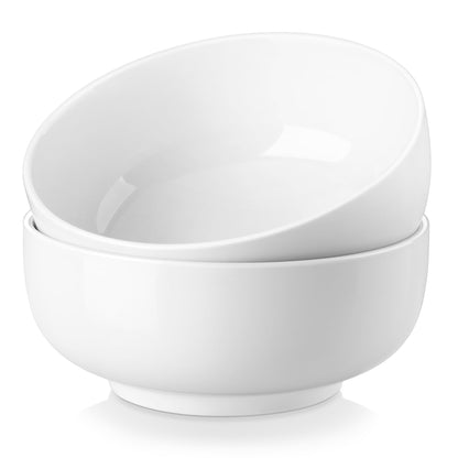 MALACASA Porcelain Serving Bowls Set, Series REGULAR