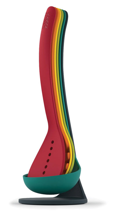 5-Piece Kitchen Utensil Set with Spatula, Spoon & Ladle Tools
