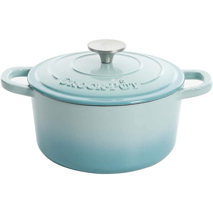 Crock-Pot Artisan Enameled Cast Iron Round Dutch Ovens w/Lid