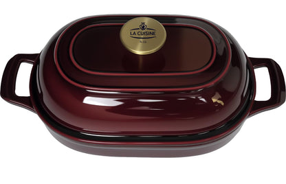 La Cuisine Premium Enameled Cast Iron Cookware,Dutch Oven, Casserole. Pan.