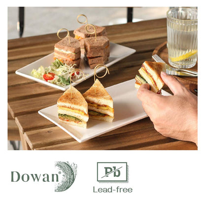 DOWAN Rectangle Plates Set of 4