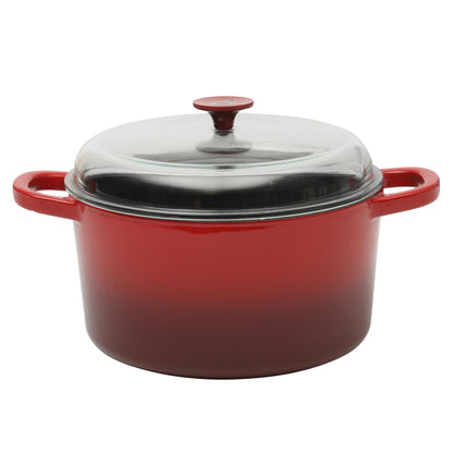 Crock-Pot Artisan Enameled Cast Iron Round Dutch Ovens w/Lid