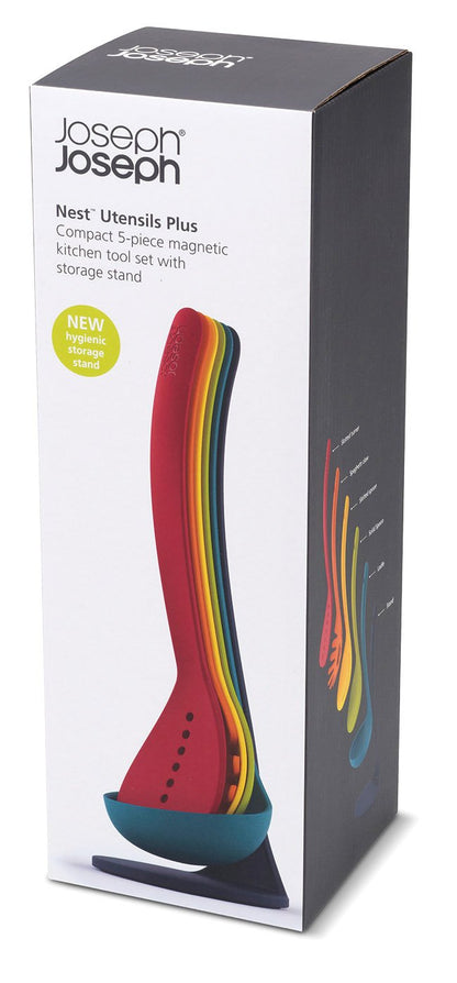 5-Piece Kitchen Utensil Set with Spatula, Spoon & Ladle Tools
