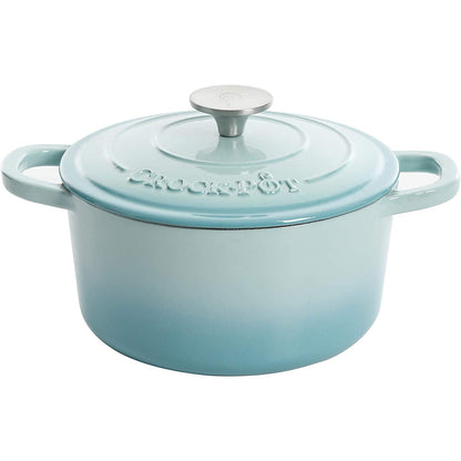 Crock-Pot Artisan Enameled Cast Iron Round Dutch Ovens w/Lid