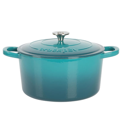 Crock-Pot Artisan Enameled Cast Iron Round Dutch Ovens w/Lid