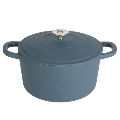 Crock-Pot Artisan Enameled Cast Iron Round Dutch Ovens w/Lid