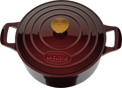 La Cuisine Premium Enameled Cast Iron Cookware,Dutch Oven, Casserole. Pan.