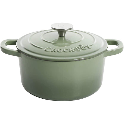 Crock-Pot Artisan Enameled Cast Iron Round Dutch Ovens w/Lid