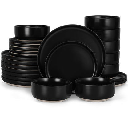 LIANYU Dinnerware Plates and Bowls Sets