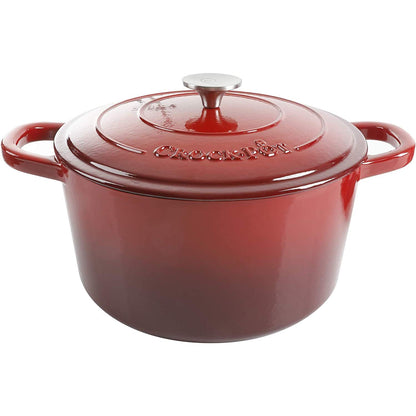 Crock-Pot Artisan Enameled Cast Iron Round Dutch Ovens w/Lid