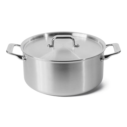 Stainless Steel Stock Pot with Lid for Soup, Stew & Cooking