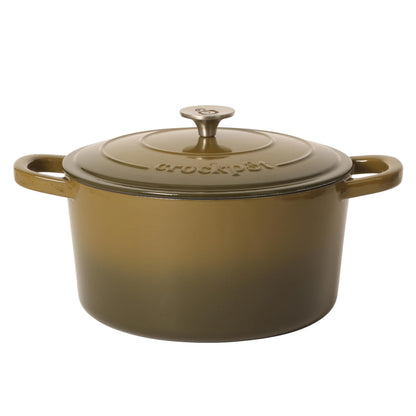 Crock-Pot Artisan Enameled Cast Iron Round Dutch Ovens w/Lid