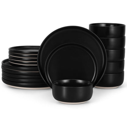 LIANYU Dinnerware Plates and Bowls Sets