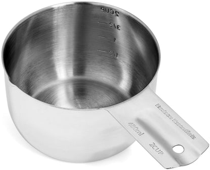 Hudson Essentials Stainless Steel Measuring Cups and Spoons Set
