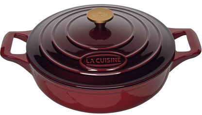 La Cuisine Premium Enameled Cast Iron Cookware,Dutch Oven, Casserole. Pan.