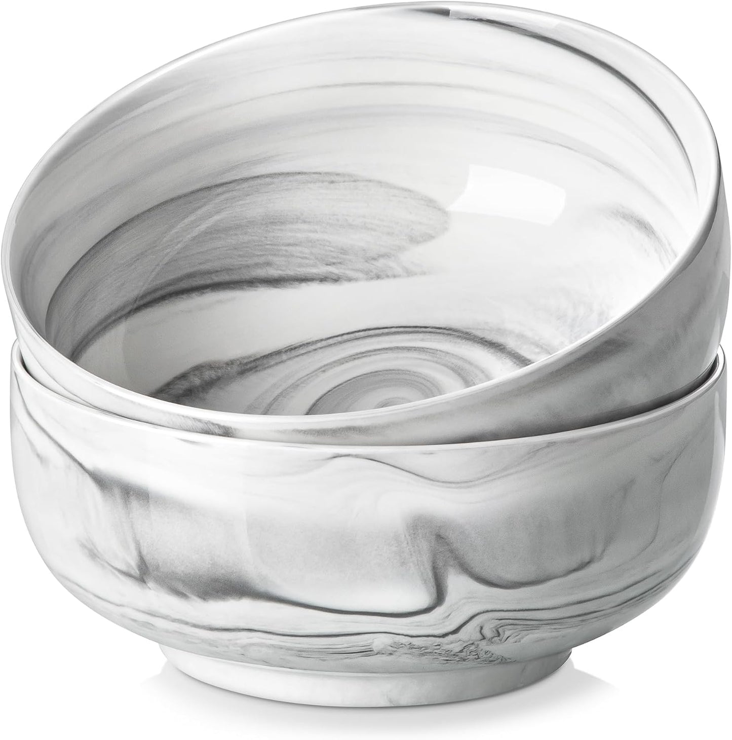 MALACASA Porcelain Serving Bowls Set, Series REGULAR