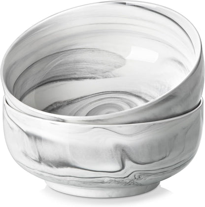 MALACASA Porcelain Serving Bowls Set, Series REGULAR