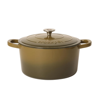 Crock-Pot Artisan Enameled Cast Iron Round Dutch Ovens w/Lid