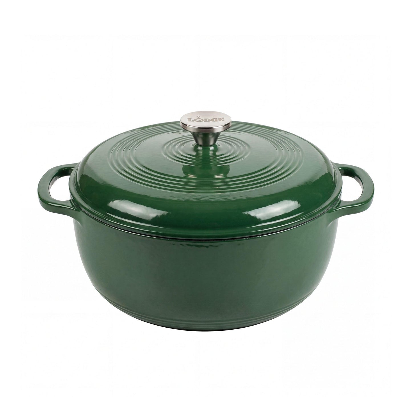 6-Quart Enamel Cast Iron Dutch Oven with Moisture-Sealing Lid for Cooking