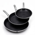 Ammeloo Hybrid Tri-Ply Stainless Steel Frying Pan Set