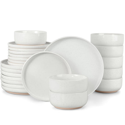 LIANYU Dinnerware Plates and Bowls Sets