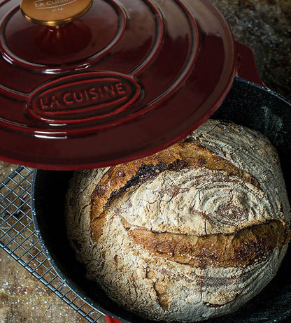 La Cuisine Premium Enameled Cast Iron Cookware,Dutch Oven, Casserole. Pan.