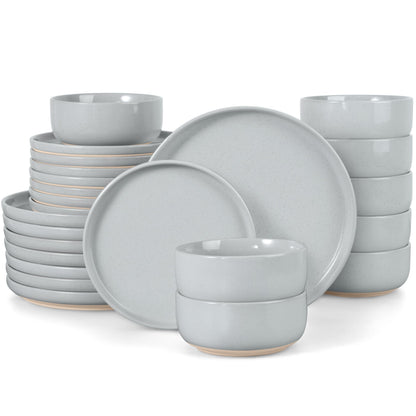 LIANYU Dinnerware Plates and Bowls Sets