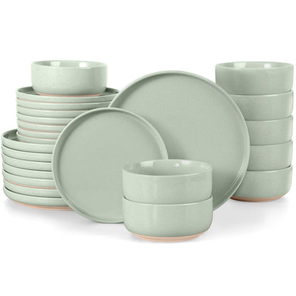 LIANYU Dinnerware Plates and Bowls Sets