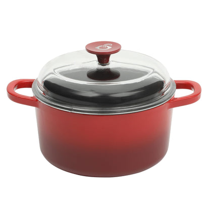 Crock-Pot Artisan Enameled Cast Iron Round Dutch Ovens w/Lid