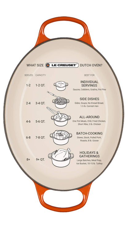 Le Creuset Enameled Cast Iron Signature Oval Dutch Oven