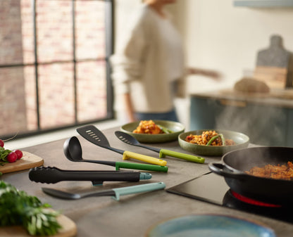 5-Piece Kitchen Utensil Set with Storage Stand and Heat-Resistant Tools