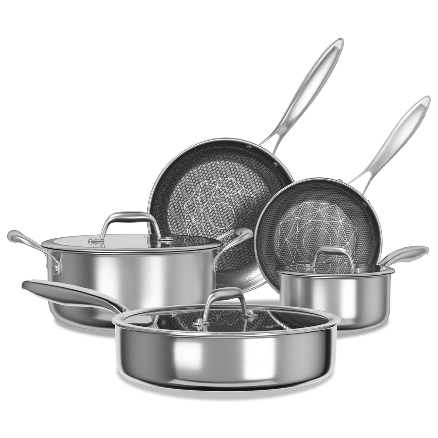 COOKER KING Stainless Steel Cookware Set