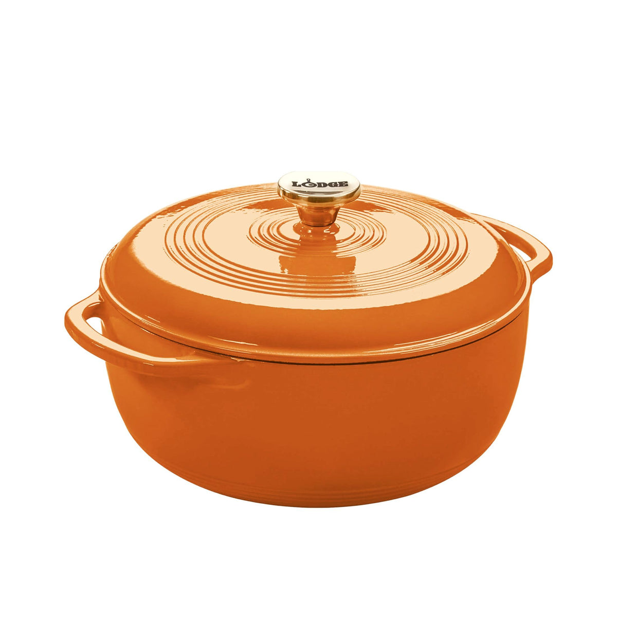 6-Quart Enamel Cast Iron Dutch Oven with Moisture-Sealing Lid for Cooking