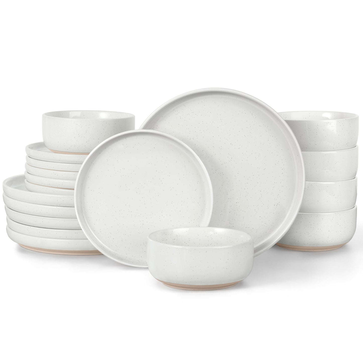 LIANYU Dinnerware Plates and Bowls Sets