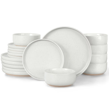 LIANYU Dinnerware Plates and Bowls Sets