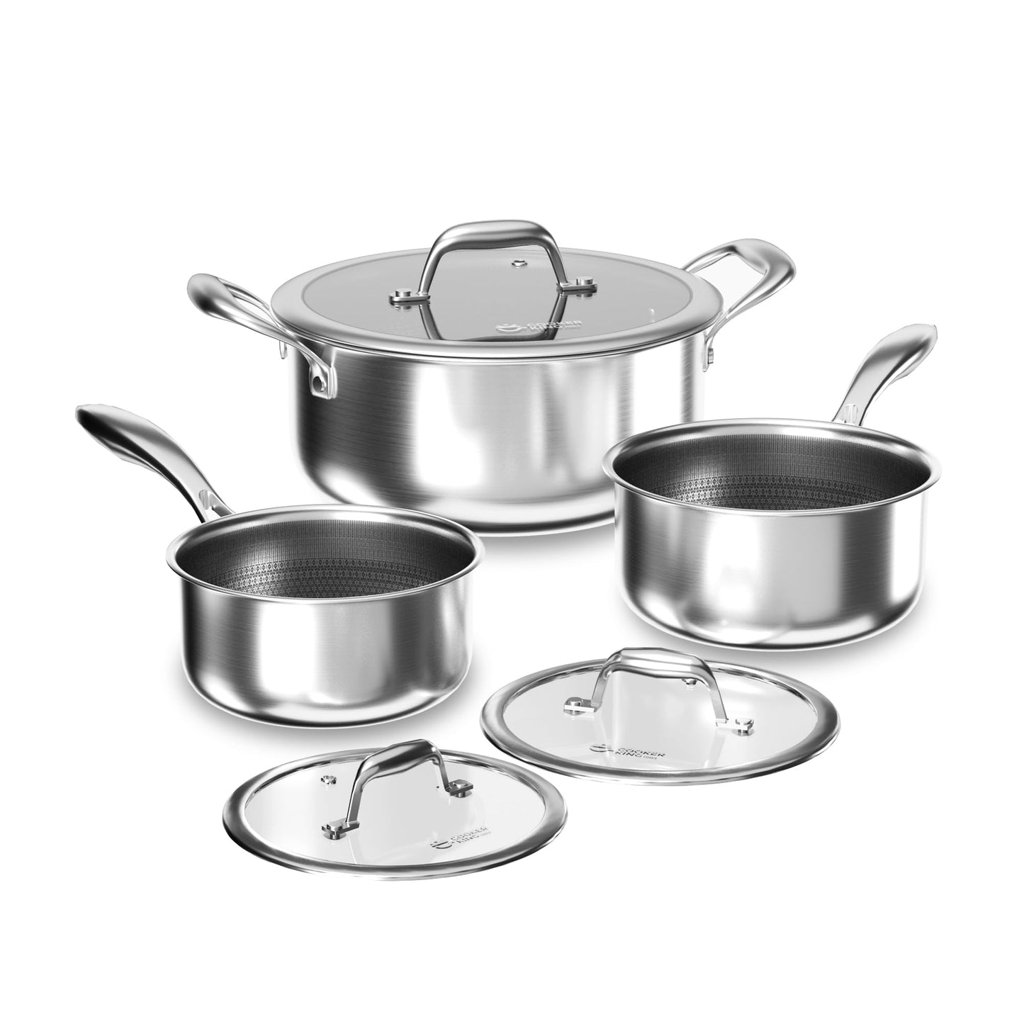 COOKER KING Stainless Steel Cookware Set