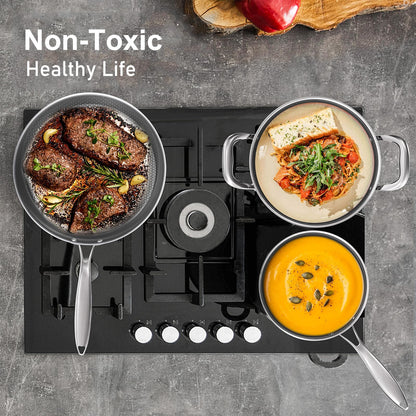 COOKER KING Stainless Steel Cookware Set