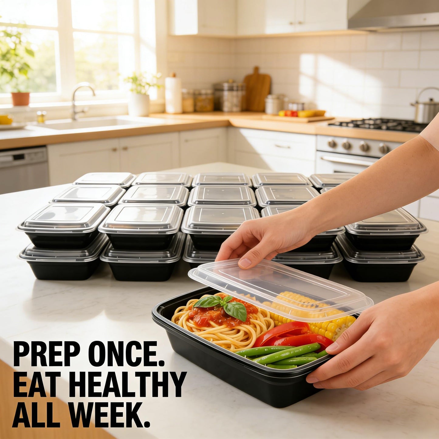 KUMD Meal Prep Containers With Lids