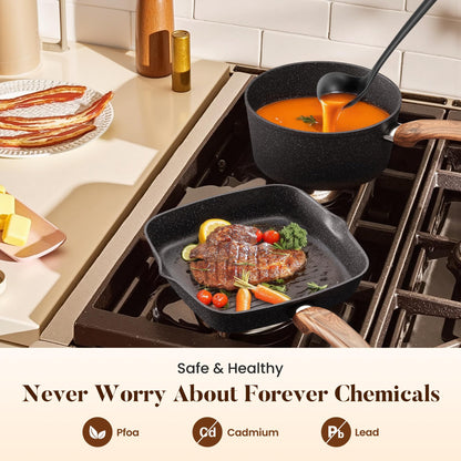 Kitchen Academy Induction Cookware Set
