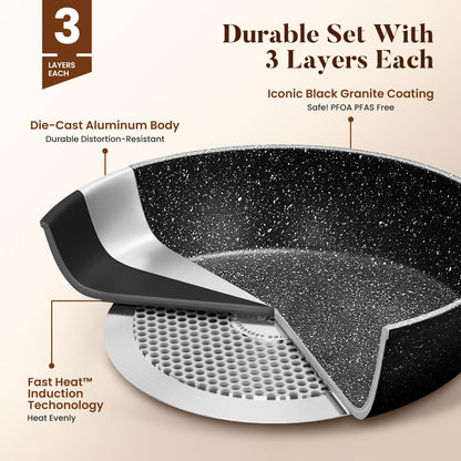 Kitchen Academy Induction Cookware Set