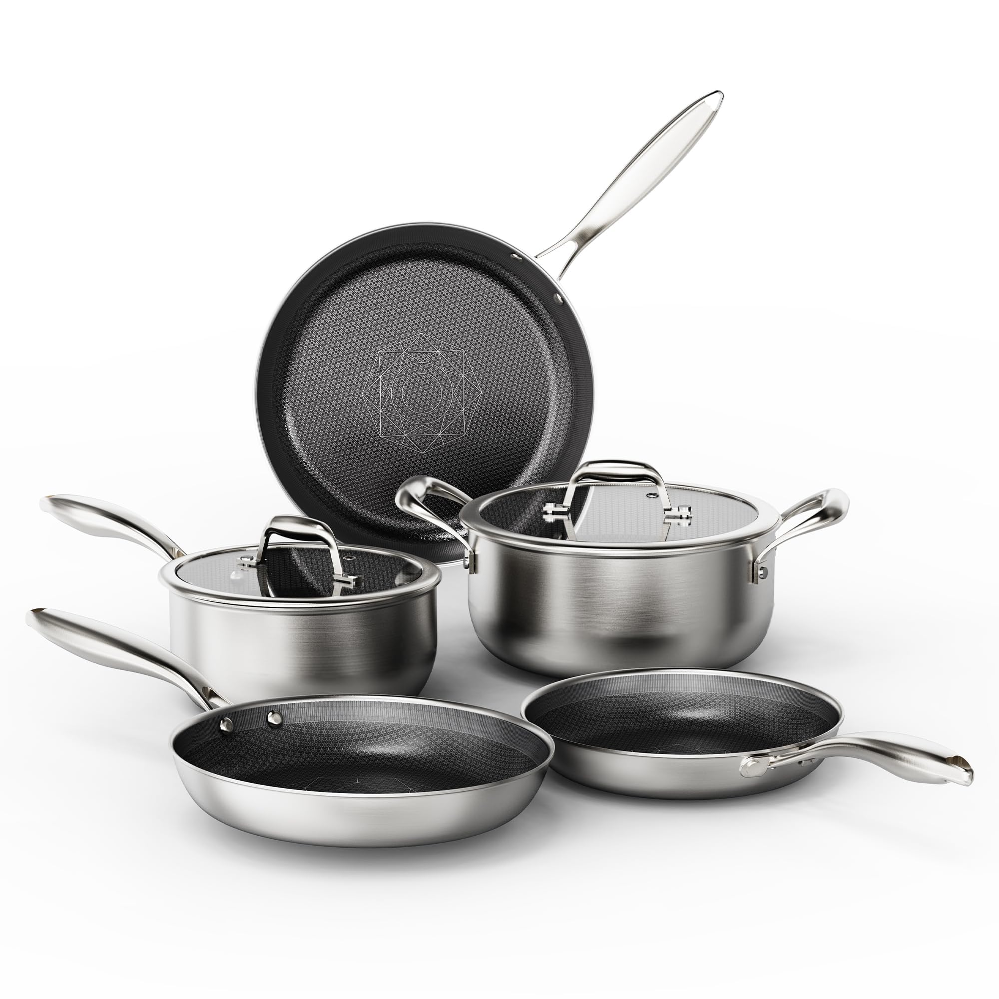 COOKER KING Stainless Steel Cookware Set