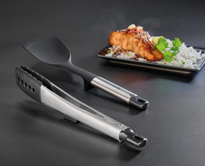 Silicone Kitchen Utensil Set with Storage Stand for Everyday Cooking