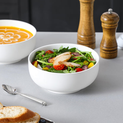 MALACASA Porcelain Serving Bowls Set, Series REGULAR