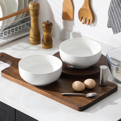 MALACASA Porcelain Serving Bowls Set, Series REGULAR